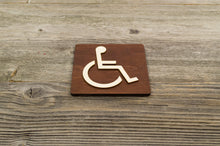 Load image into Gallery viewer, Handicapped Restroom Door Sign
