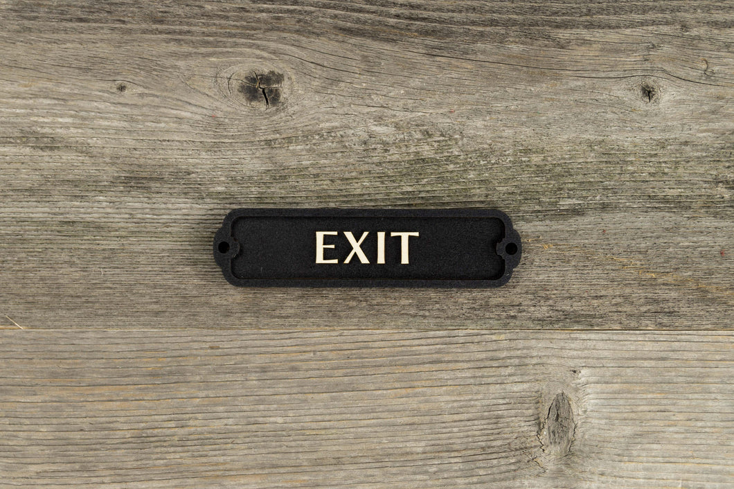 Exit Door Sign