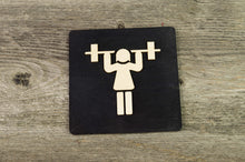 Załaduj obraz do przeglądarki galerii, Women Gym Changing Room Sign.
