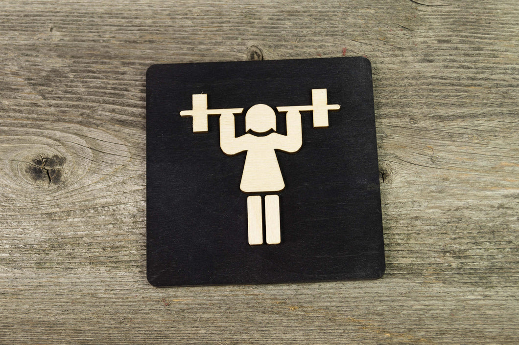 Women Gym Changing Room Sign.