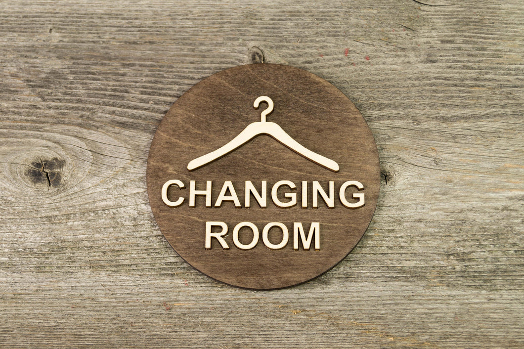 Unisex Changing Room Sign