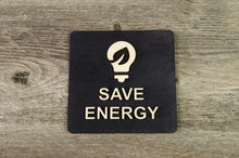 Załaduj obraz do przeglądarki galerii, Save energy sign (bulb with leaf)
