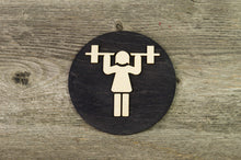 Load image into Gallery viewer, Women Gym Changing Room Sign.

