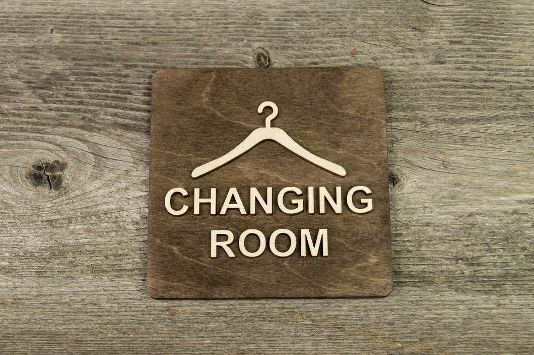 Unisex Changing Room Sign